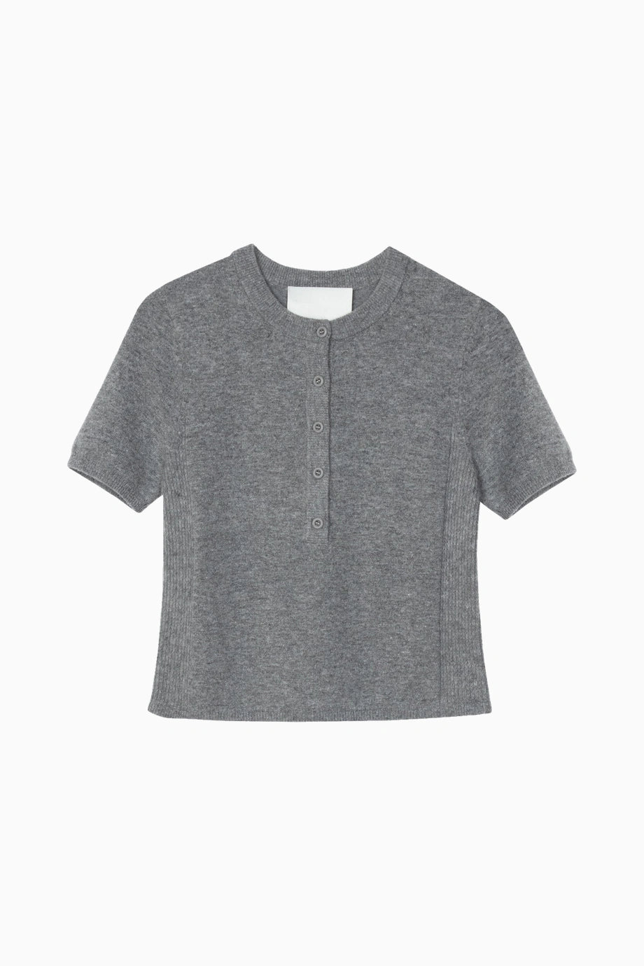 Henley Yün Kaşmir Karışımlı Kadın Triko Bluz