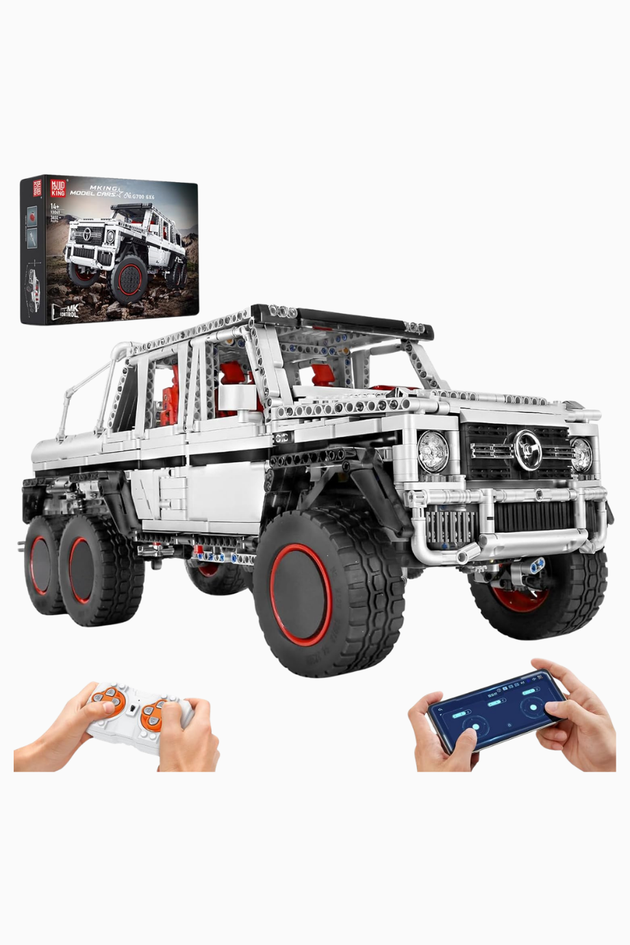 G700 6x6 Offroad Pickup Yapım Seti 3865 Parça Teknik Model