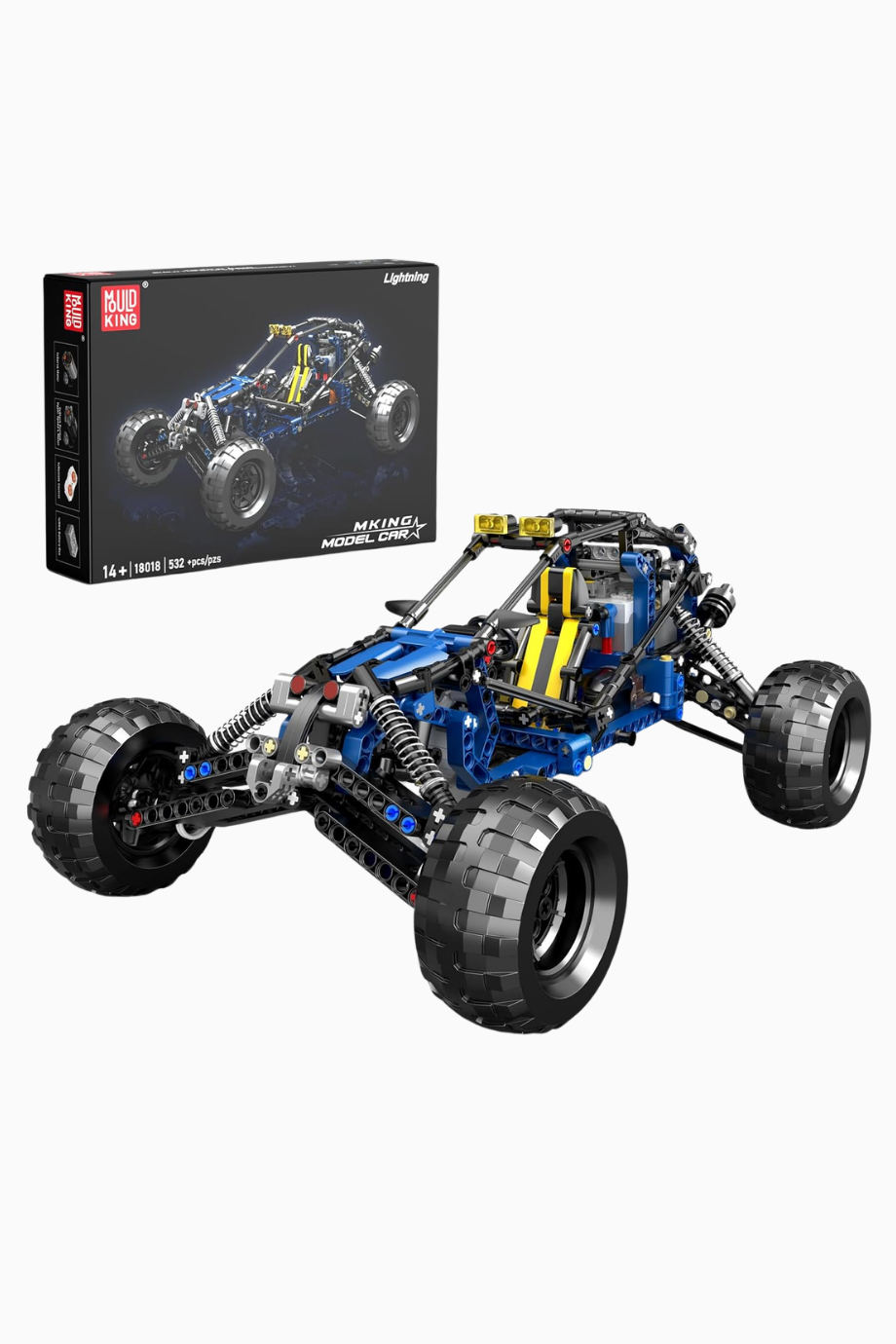 Off-Road RC Araba Yapım Seti 532 Parça Motorlu Buggy Modeli
