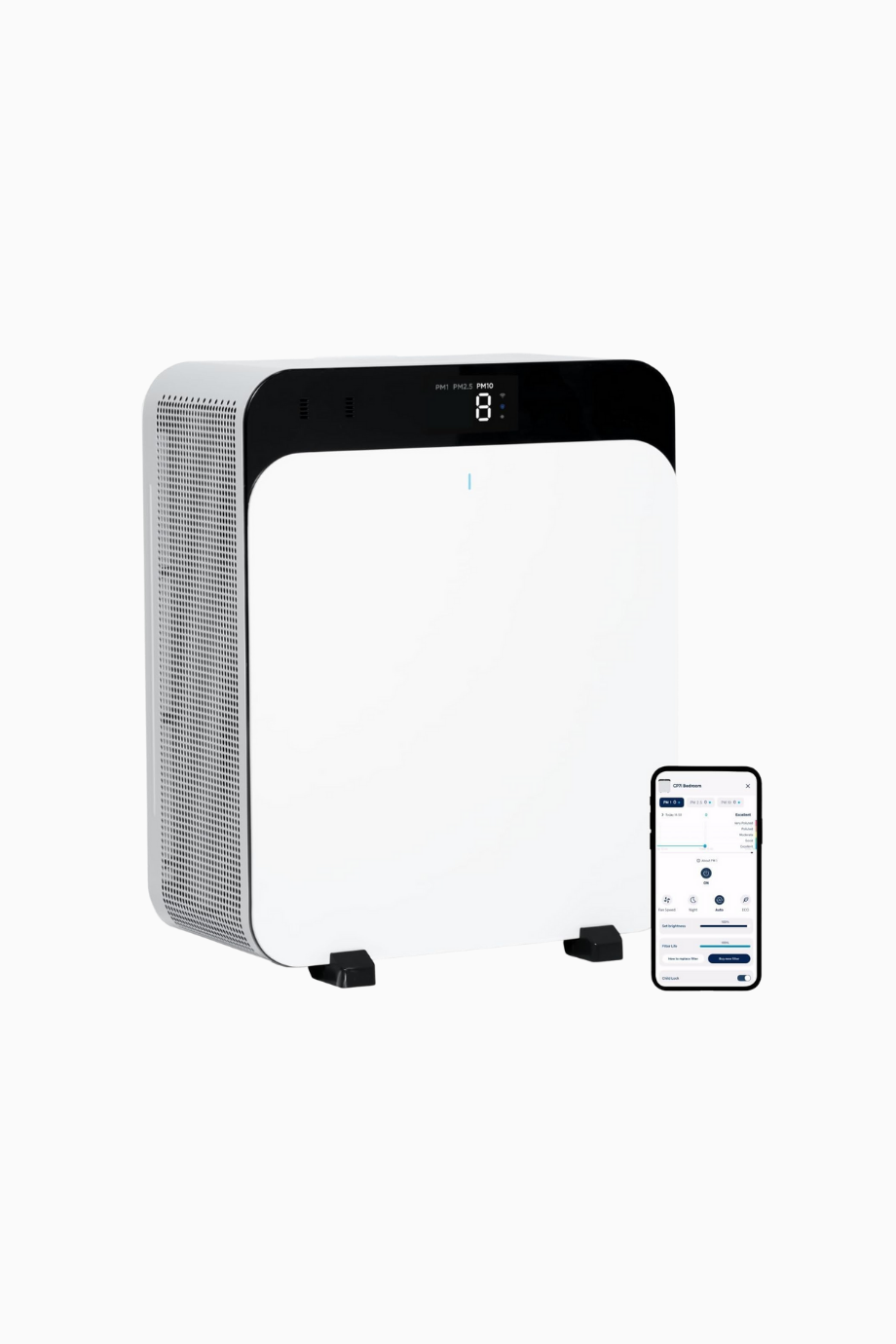 Classic Pro CP7i Hava Temizleyici 131 m², Yüksek Performans, Beyaz