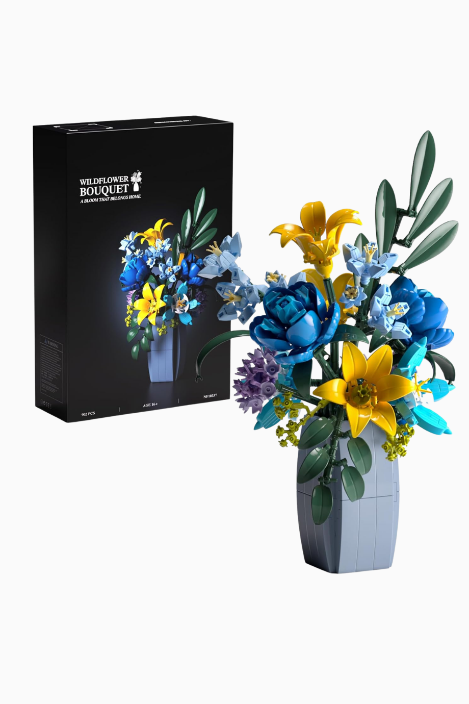 NF10337 Wildflower Bouquet Yapım Seti 902 Parça Botanik Çiçek Modeli