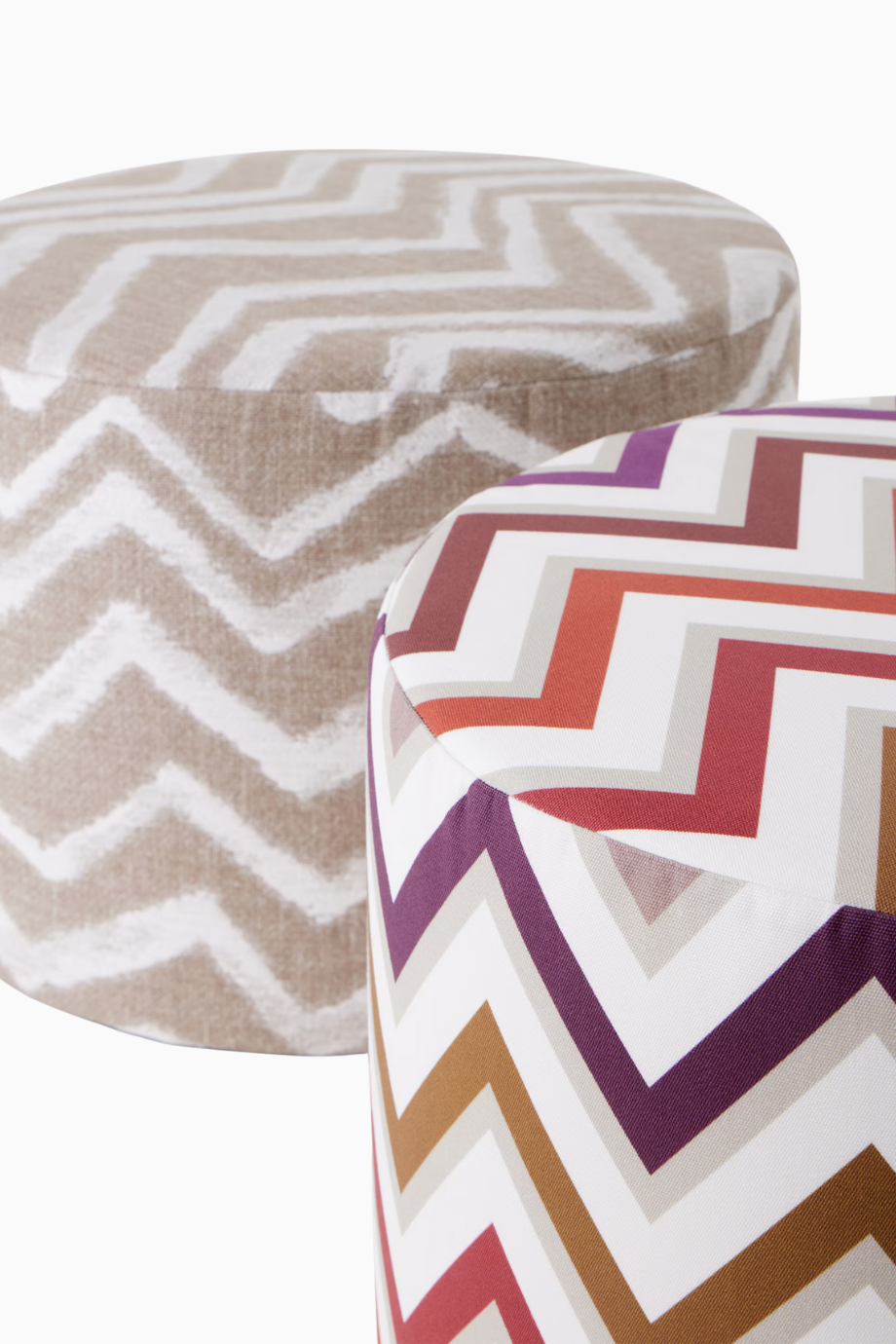 Watamu Zigzag Outdoor Puf, Lüks İtalyan Tasarımı