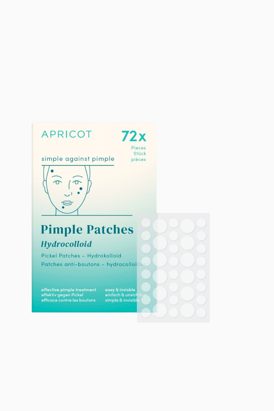 Pickel Patches, 72’li Sivilce Karşıtı Koruyucu Akne Bantları
