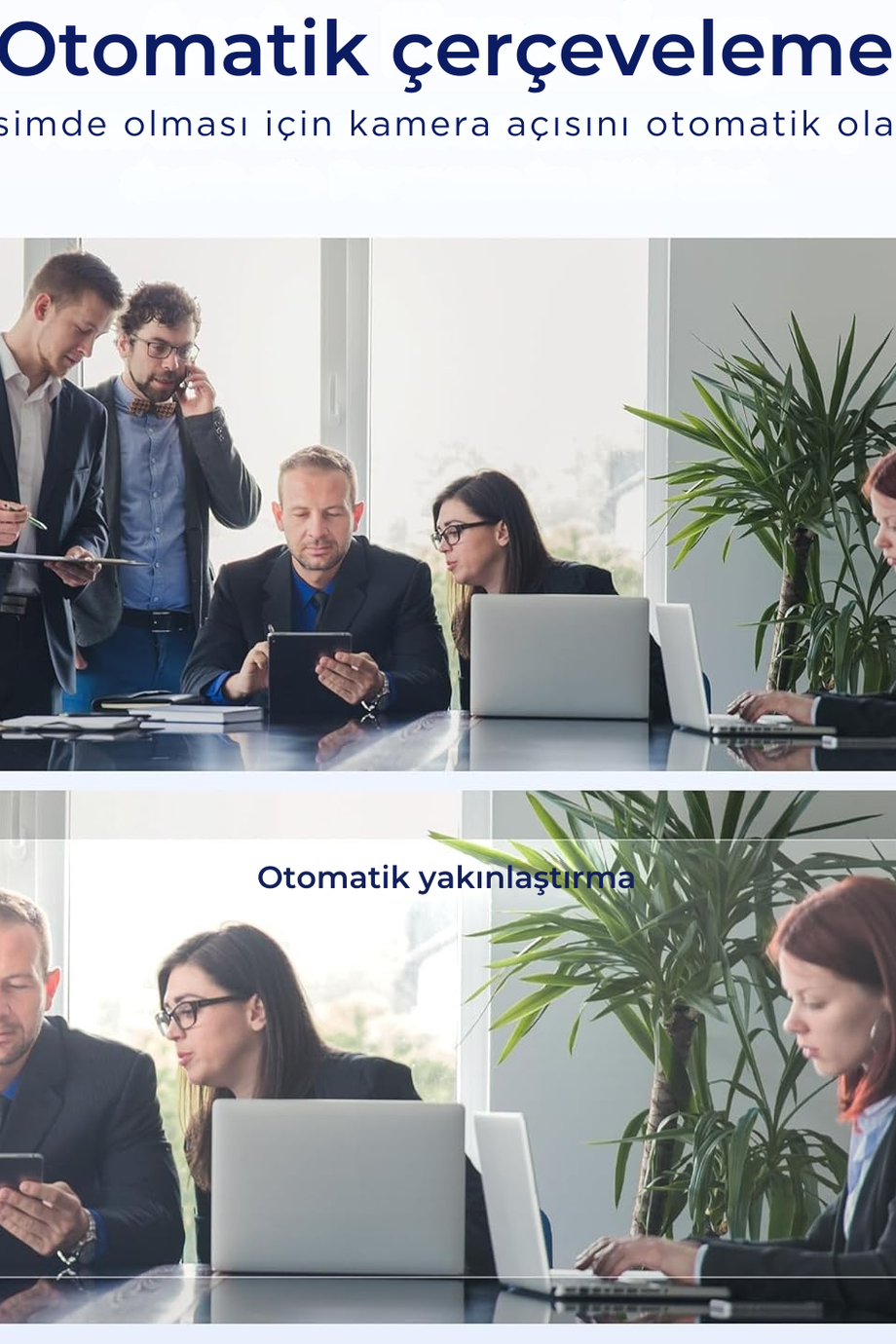 StarryHub 2200 ANSI 120° Geniş Açı Konferans Projektörü, 1080P Video Konferans Kamerası