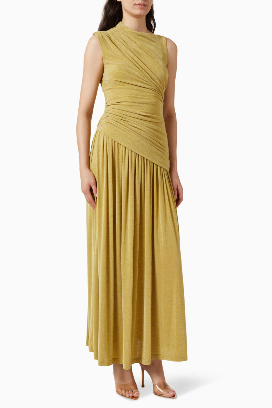 Deanhill Dusk Asimetrik Maxi Jersey Kadın Elbise