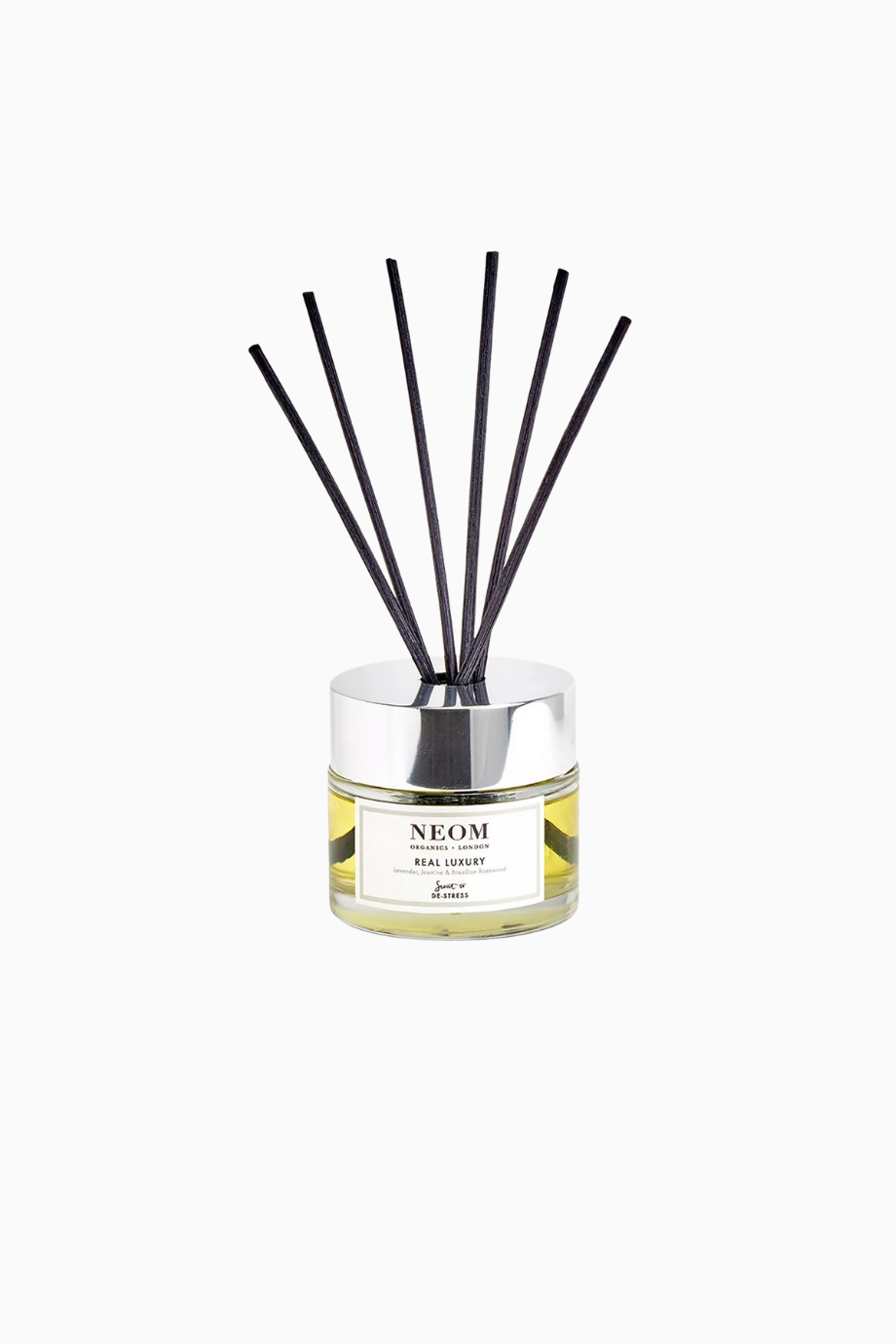 Real Luxury Reed Diffuser 100ml Lavanta, Yasemin ve Brezilya Gül Ağacı Aromalı Oda Kokusu
