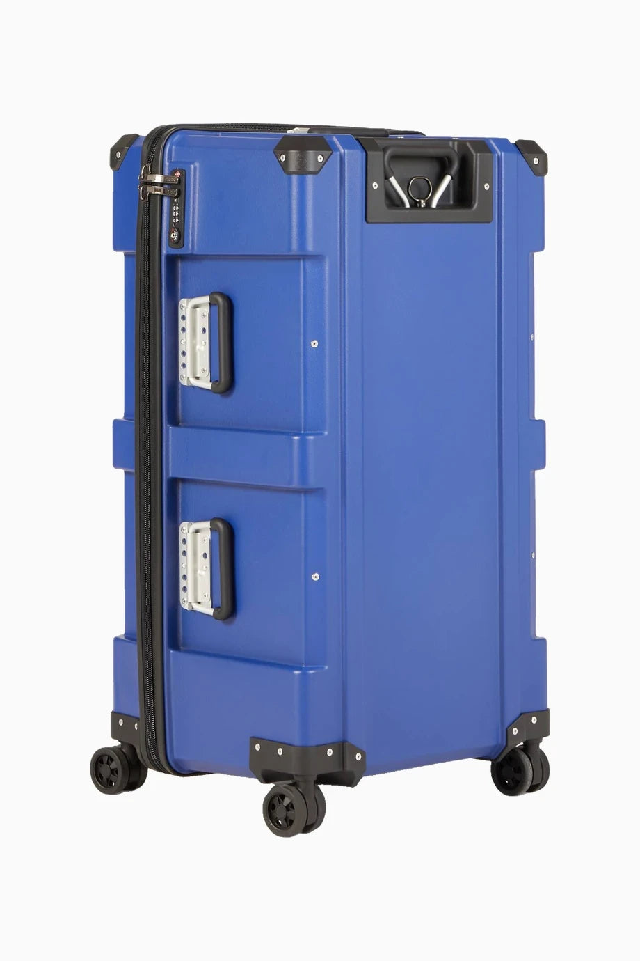 Ghost Trunk Lüks Dayanıklı Tasarım Büyük Boy Valiz Mavi