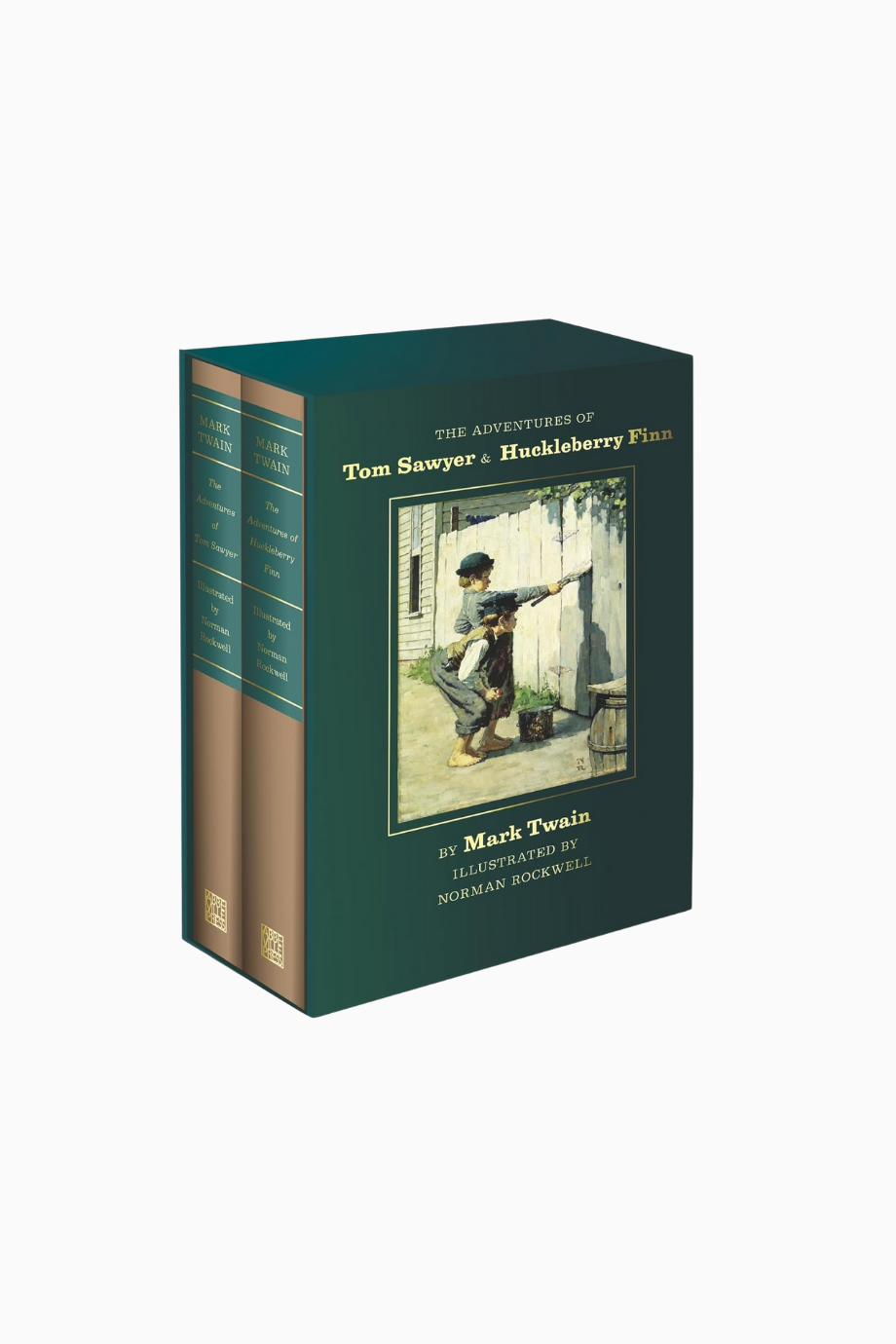 Tom Sawyer & Huckleberry Finn Norman Rockwell Collector’s Edition Set
