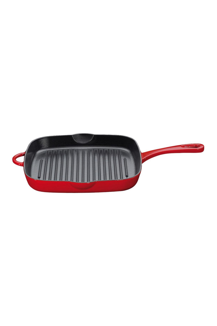 Provence Grill Tavası 26x26 cm, Dökme Demir, Emaye Kaplama