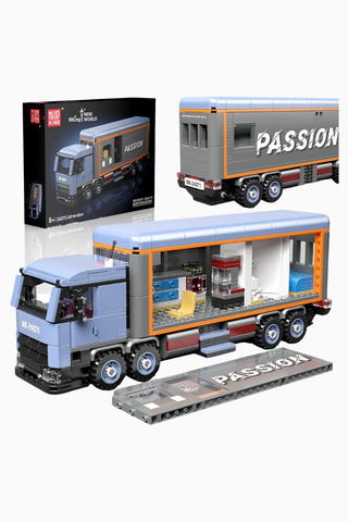 Motorhome Karavan Tır Yapım Seti 615 Parça Koleksiyon Modeli
