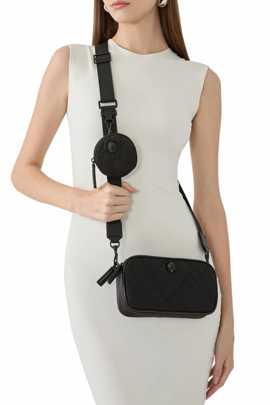 Recycled Small Zip Lüks Tasarım Kadın Çapraz Kamera Çantası