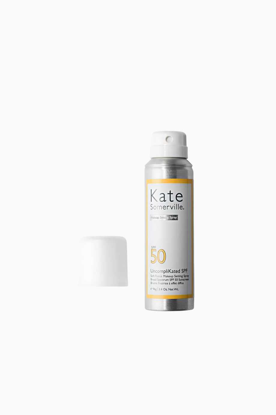 UncompliKated SPF 50 Makyaj Sabitleyici Sprey 96g, Parlamayı Önleyen ve Cildi Koruyan Lüks Bitirici