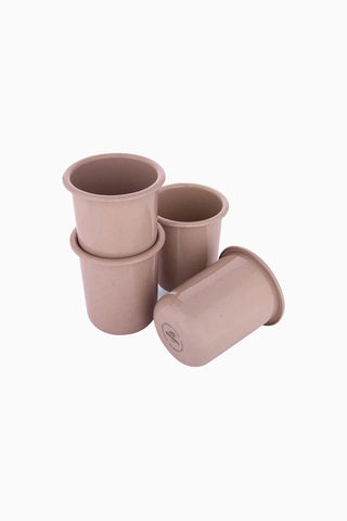 Rolled Enamelware 4’lü Emaye Kamp Kupası