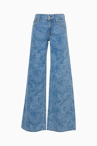 Paisley Desenli Bol Paça Jean