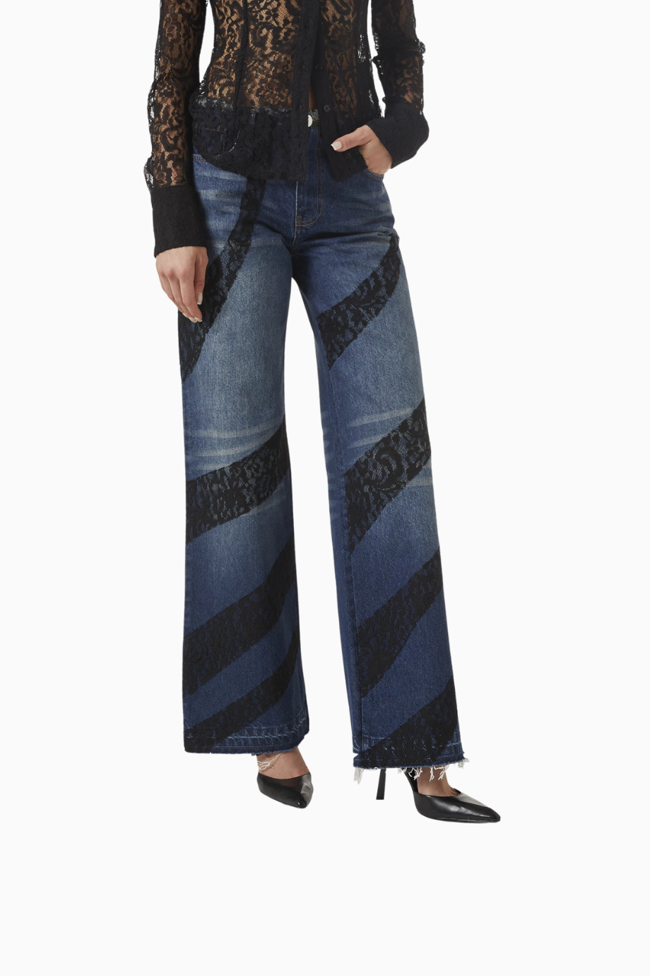 Fresh Boho 105 Mules, Siyah Nappa Deri, Çift Bant ve 105mm Topuk