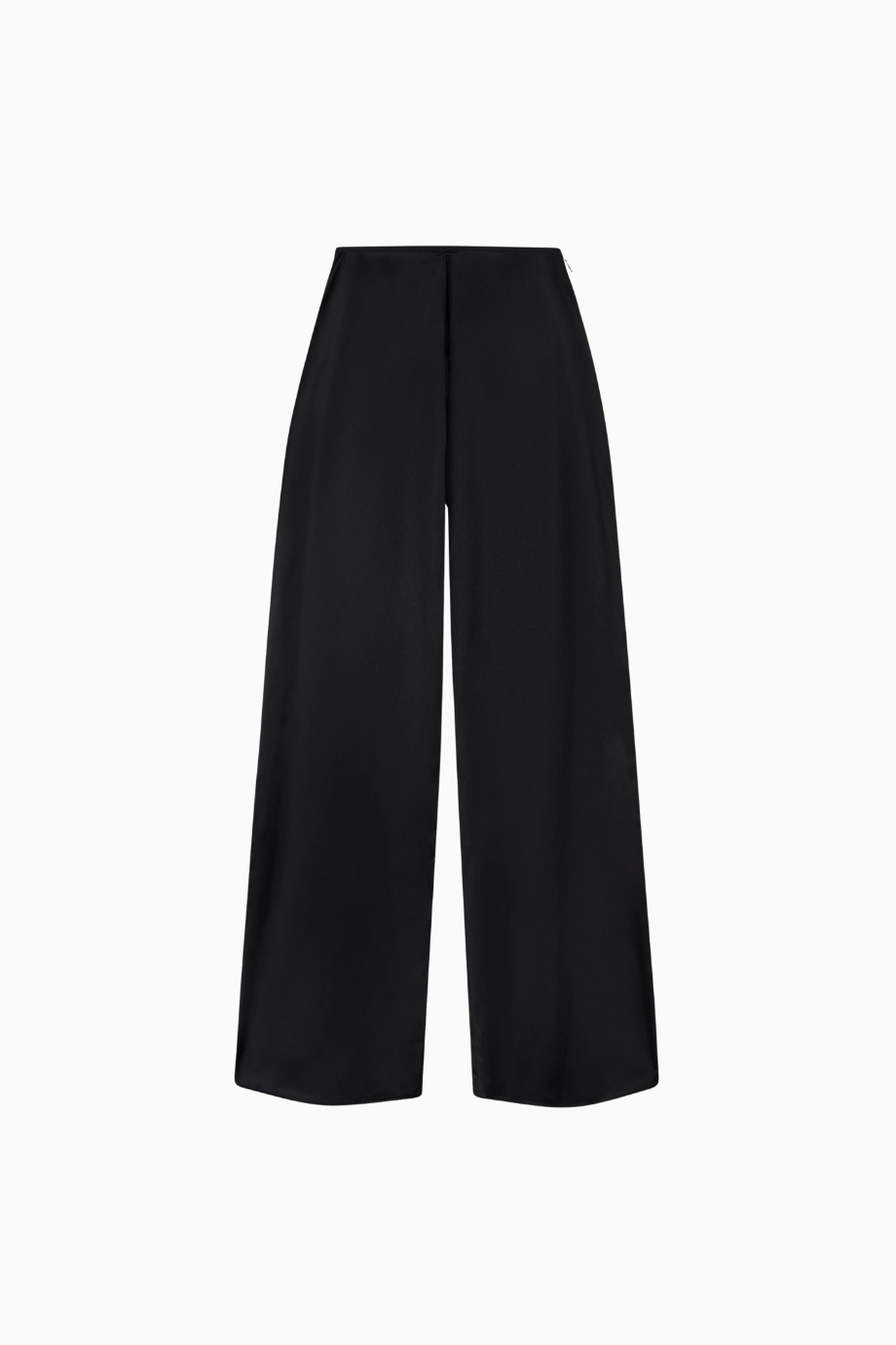 Formal Satin Ultra Wide Leg Trousers Kadın Pantolon