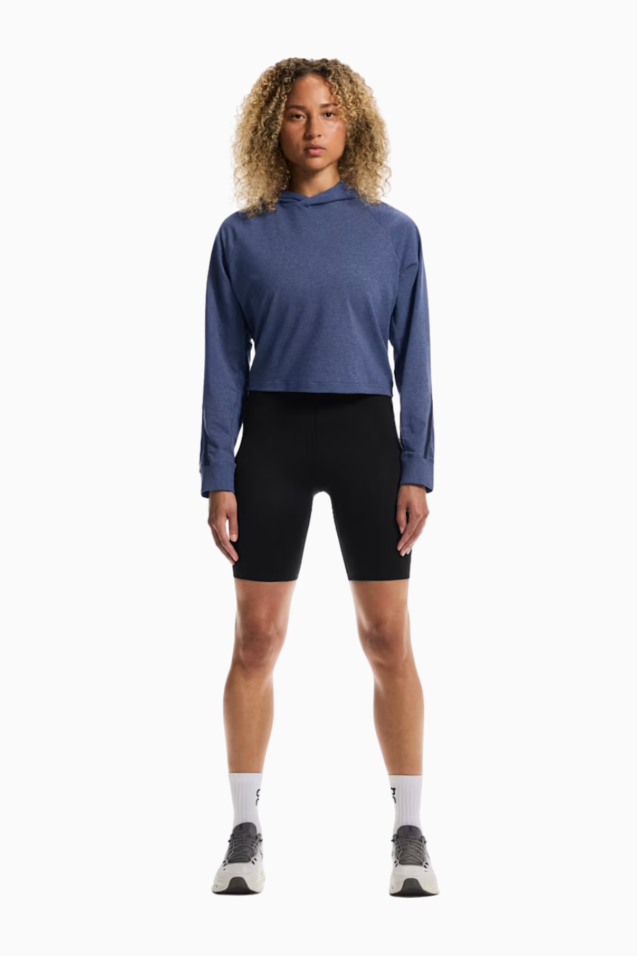 Studio Hoodie Kadın Cropped Kapüşonlu Sweatshirt