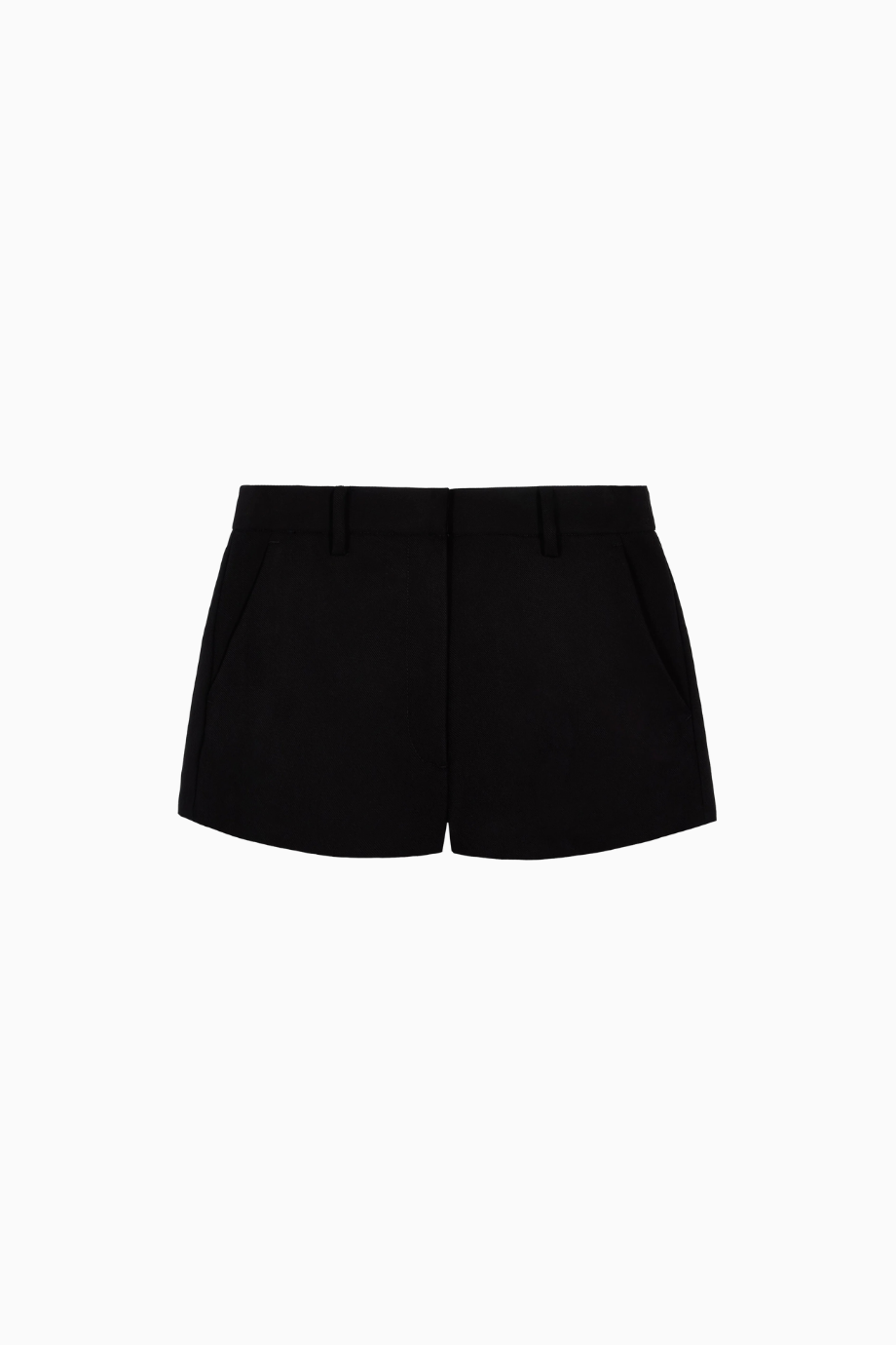 Formal Tailored Micro Yapılandırılmış Lyocell Karışımlı Kadın Şort