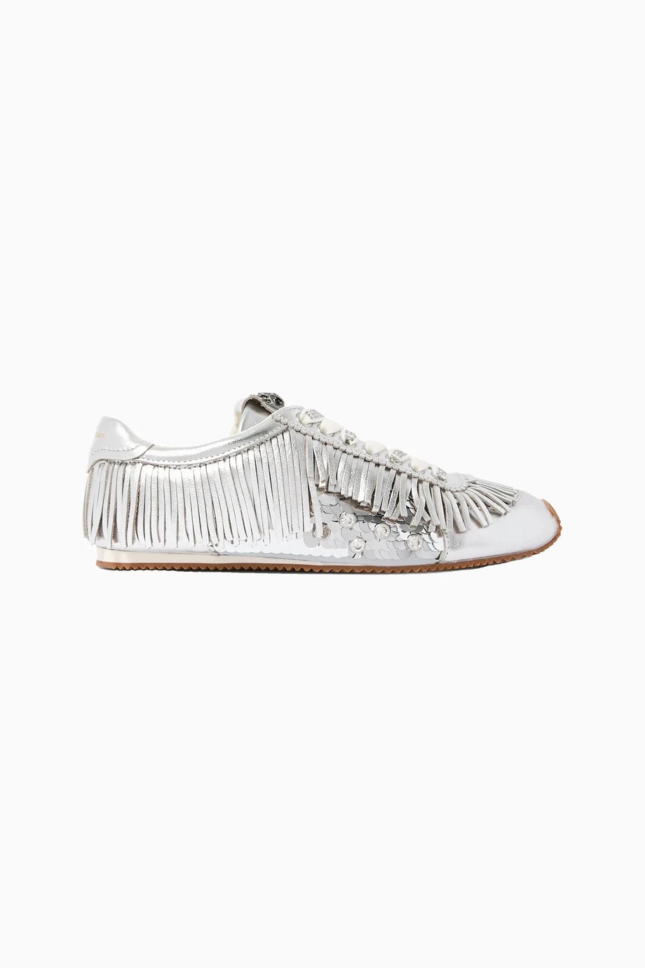 Islington Fringe %100 Premium Deri, Lüks Tasarım Kadın Sneaker
