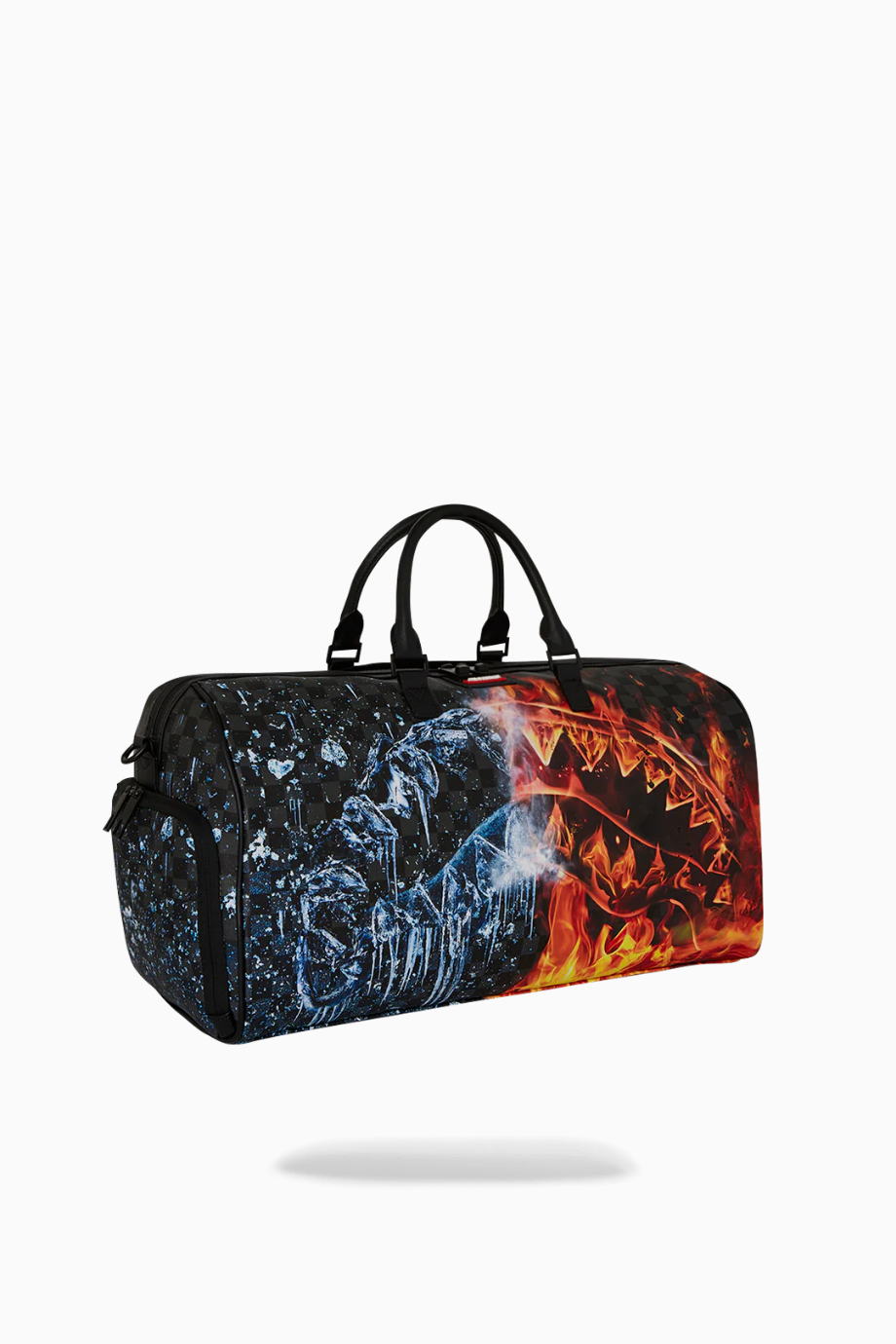 Fire & Ice Shark Large Duffle, Lüks Unisex Seyahat Çantası, Sınırlı Sayıda