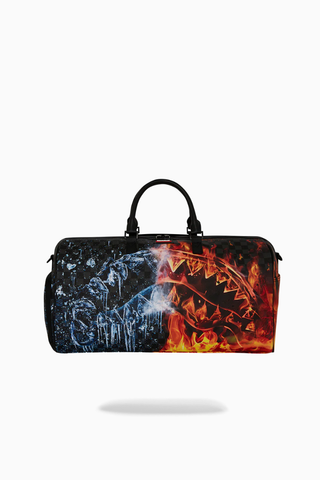 Fire & Ice Shark Large Duffle, Lüks Unisex Seyahat Çantası, Sınırlı Sayıda