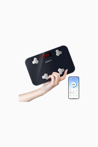 Mini Dijital Vücut Analiz Tartısı, Vücut Yağı, Kas Kütlesi ve Bluetooth Senkronizasyon