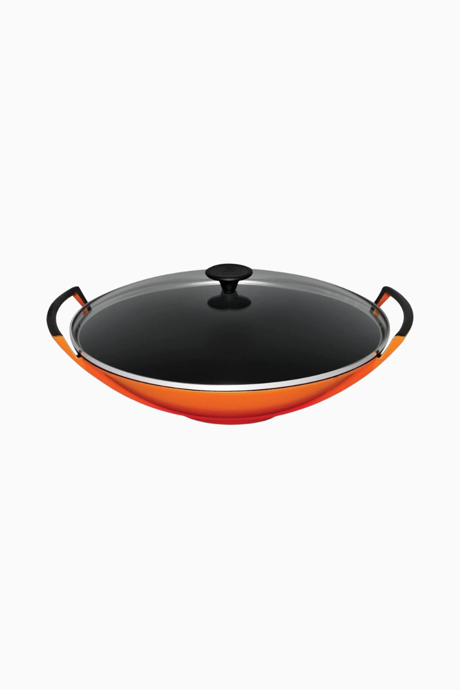 Döküm Wok Tava Cam Kapaklı 36 cm
