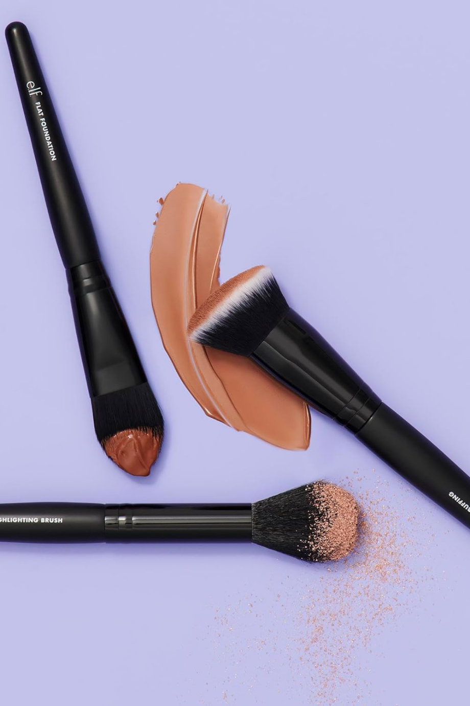 Vurgulama Fırçası Kusursuz Parlak Görünüm İçin Vegan Highlighter Fırçası