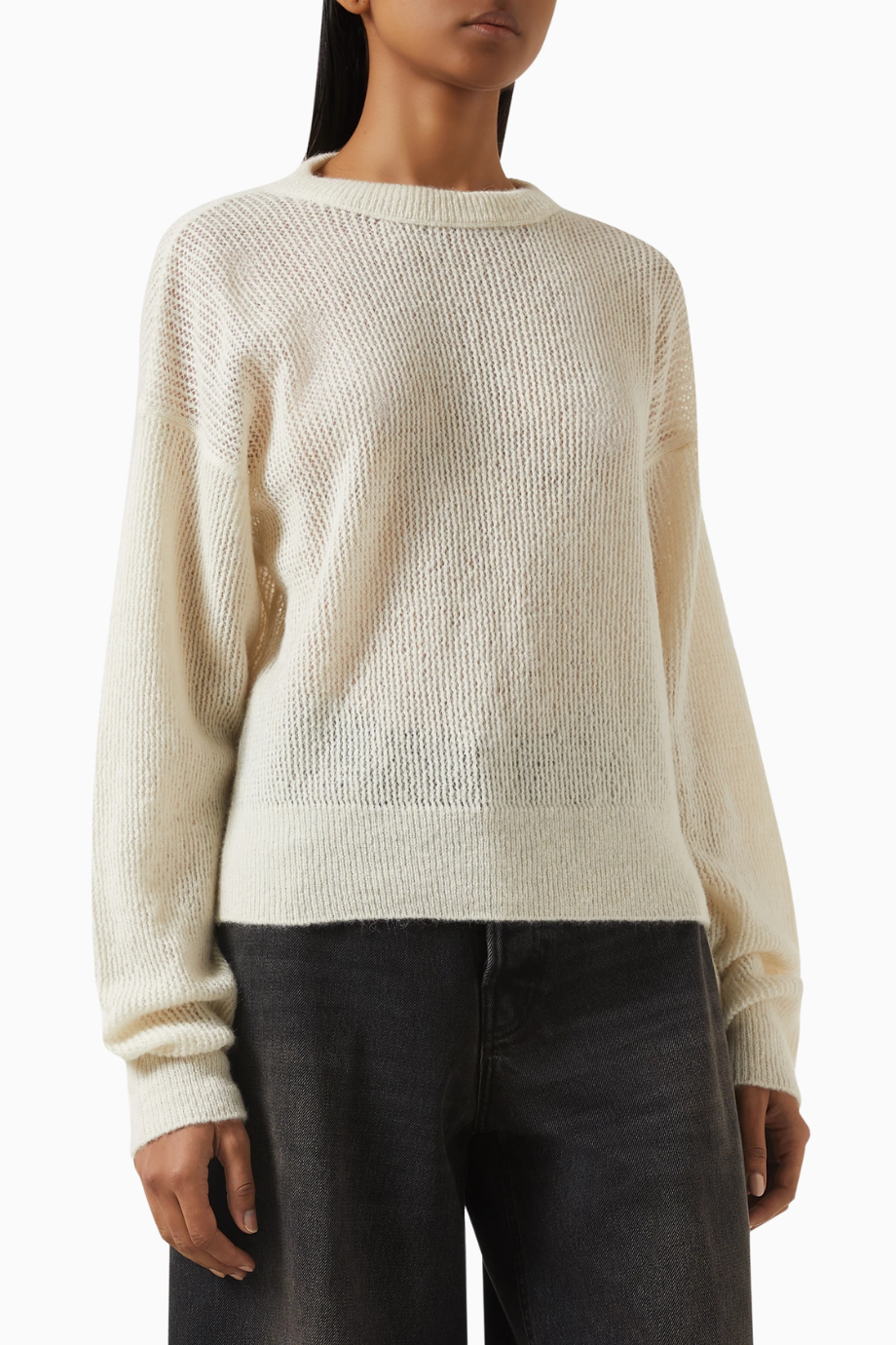 Blair Knit Sweater, Modern Açık Sırt Detaylı Kadın Triko Kazak