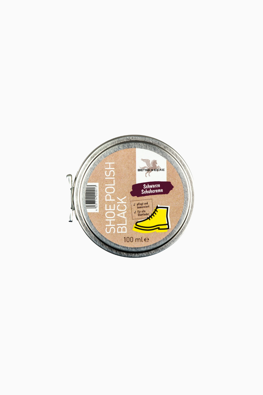 Bense-Eicke Ayakkabı Kremi 100 ml, Glattleder İçin Koruyucu ve Besleyici Bakım