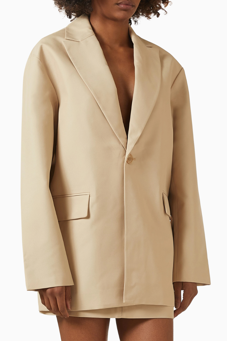 Rampage Oversized Cotton Blazer, Lüks, Şık ve Rahat Oversize Blazer