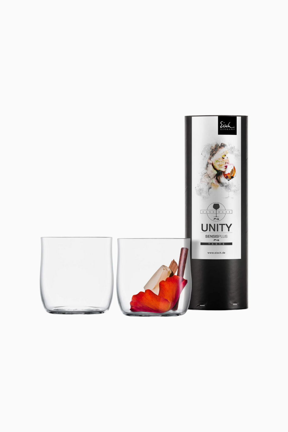 Unity SensisPlus 2’li Bardak Seti, El Yapımı Kristal, Hediye Tüpünde