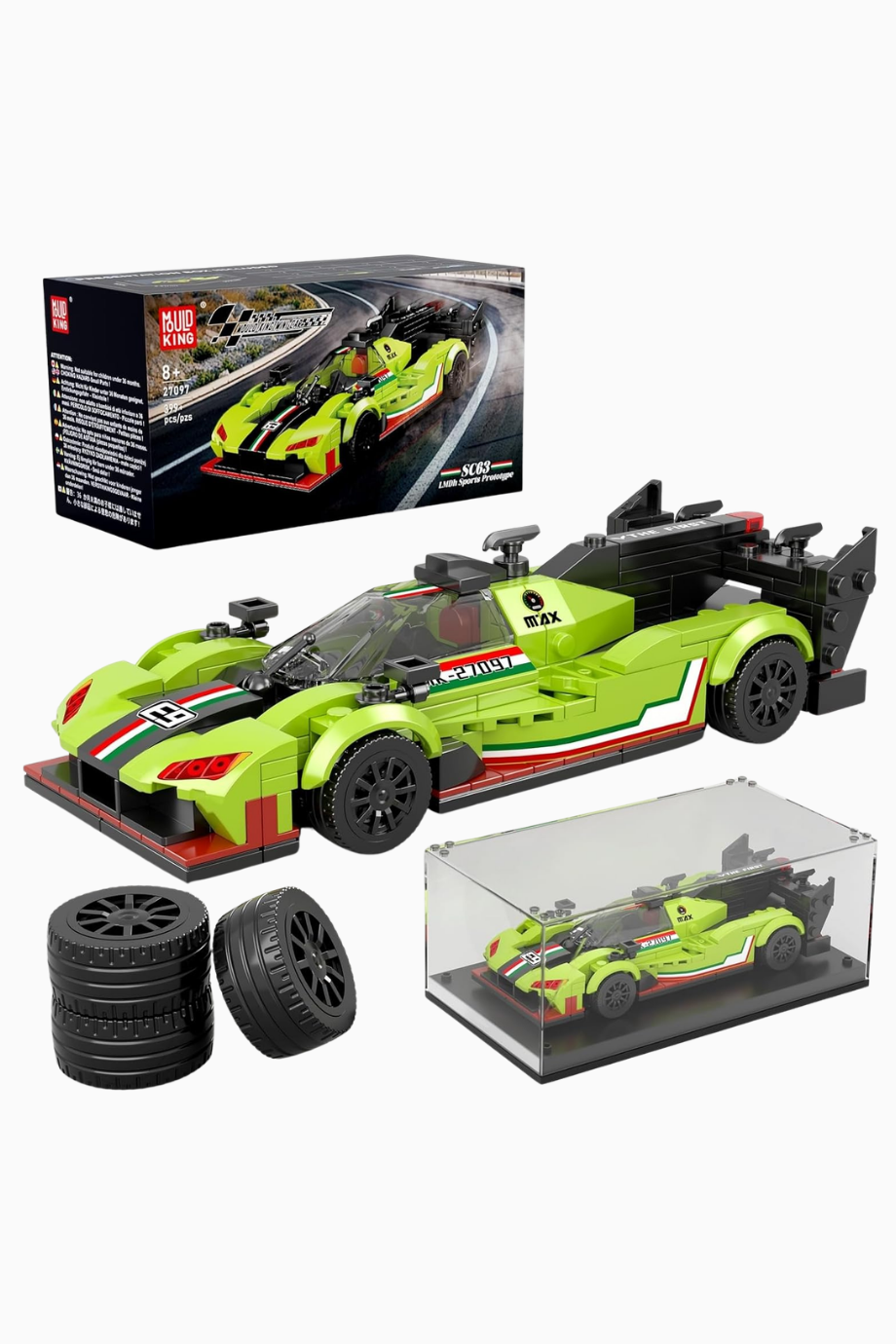 27097 Spor Araba Yapım Seti 399 Parça Akrilik Kutulu Koleksiyon Model