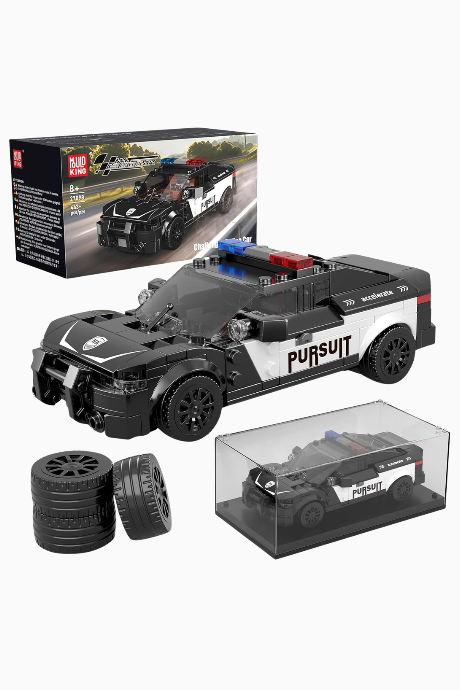 27098 Spor Araba Yapım Seti 443 Parça Akrilik Kutulu Koleksiyon Model