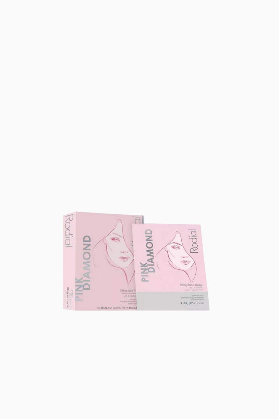 Pink Diamond Instant Lifting Mask, Yüz Şekillendirici Aydınlatıcı Maske 4’lü
