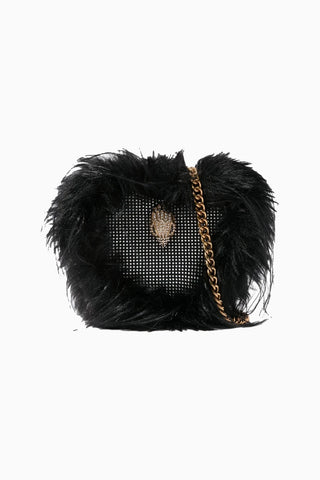 Kensington Heart Faux Fur Kadın Çapraz Çanta