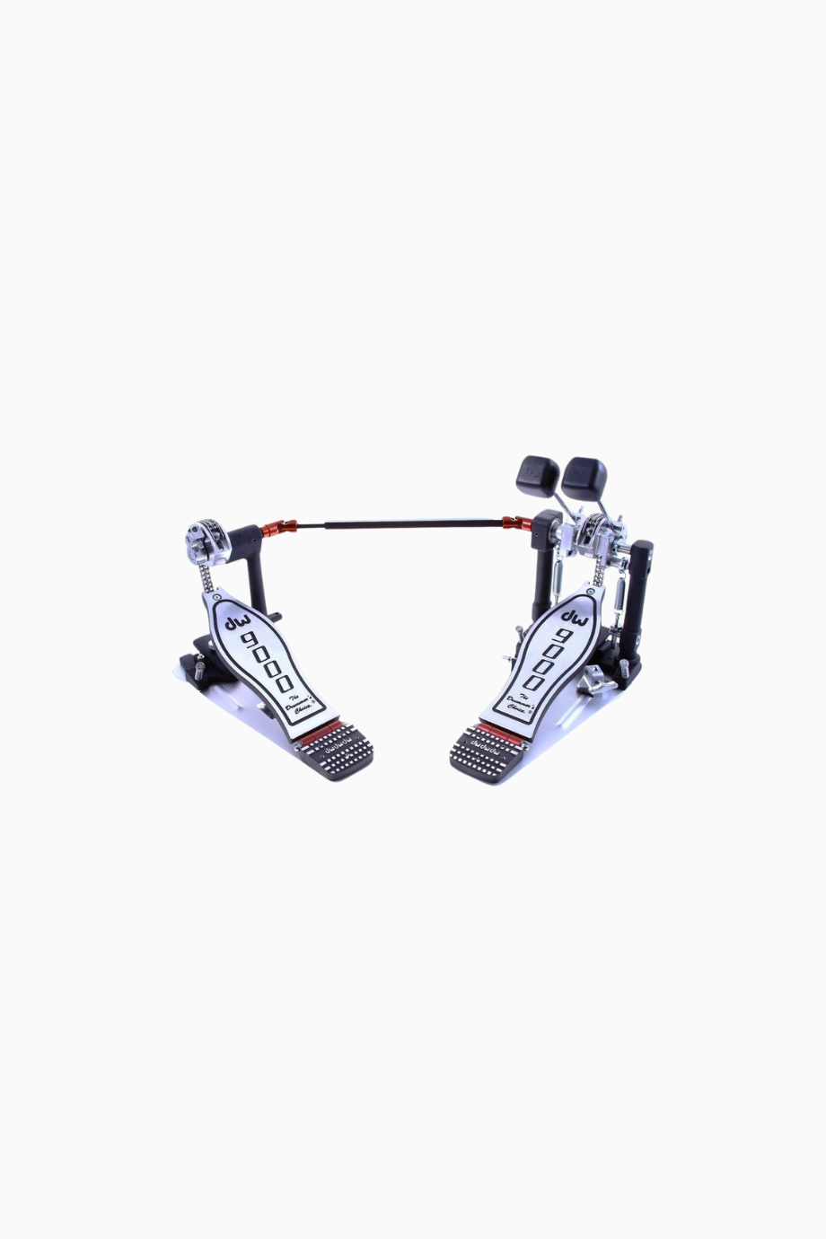 9002 9000 Serisi Çift Kick Bass Pedal, Tri-Pivot, EZ Adjust, Zincir/Naylon