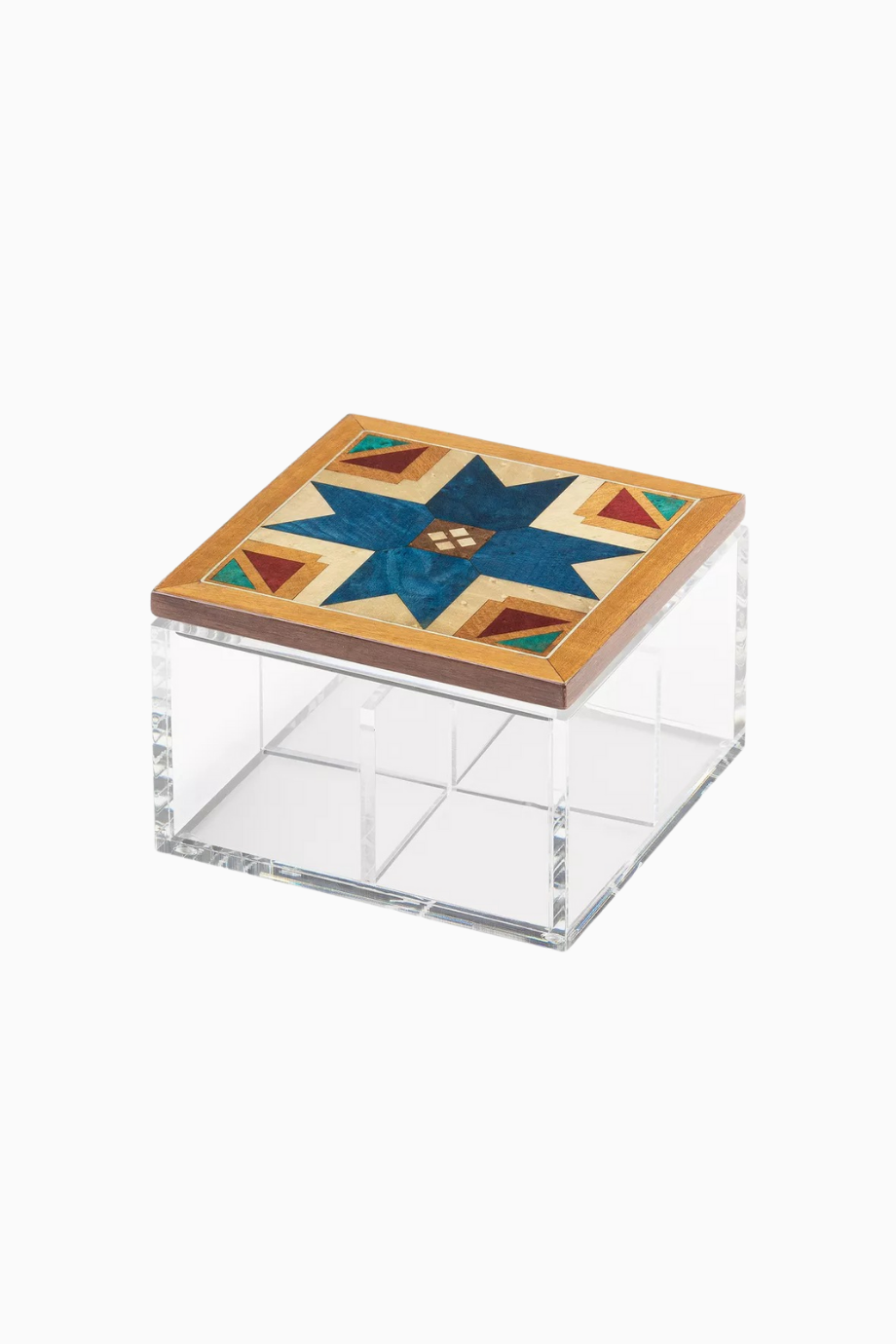 Voice of AYA Accessory Box, Deri ve Ceviz Ahşap