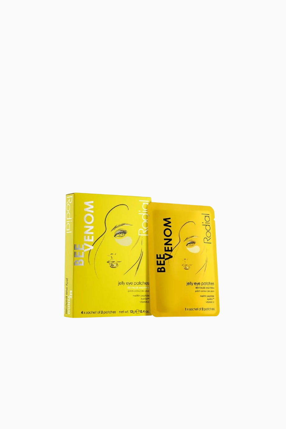 Bee Venom Jelly Eye Patches, 4’lü Göz Altı İçin Sıkılaştırıcı ve Aydınlatıcı Maske