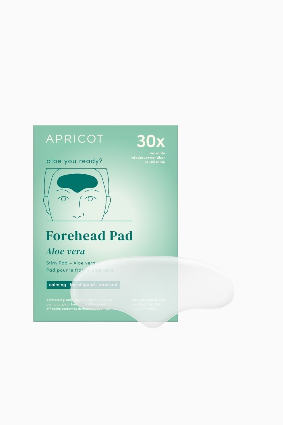 Aloe Veralı Yeniden Kullanılabilir Alın Pedi, Sıkılaştırıcı ve Parfümsüz Anti-Aging Bakım