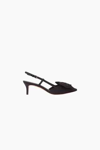 Rue Fiyonklu Sivri Burun, Ayarlanabilir Bantlı Topuklu Slingback