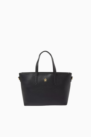 Hera Siyah Grenli Buzağı Derisi, Lüks ve Zarif Yeni Sezon Büyük Tote Çanta