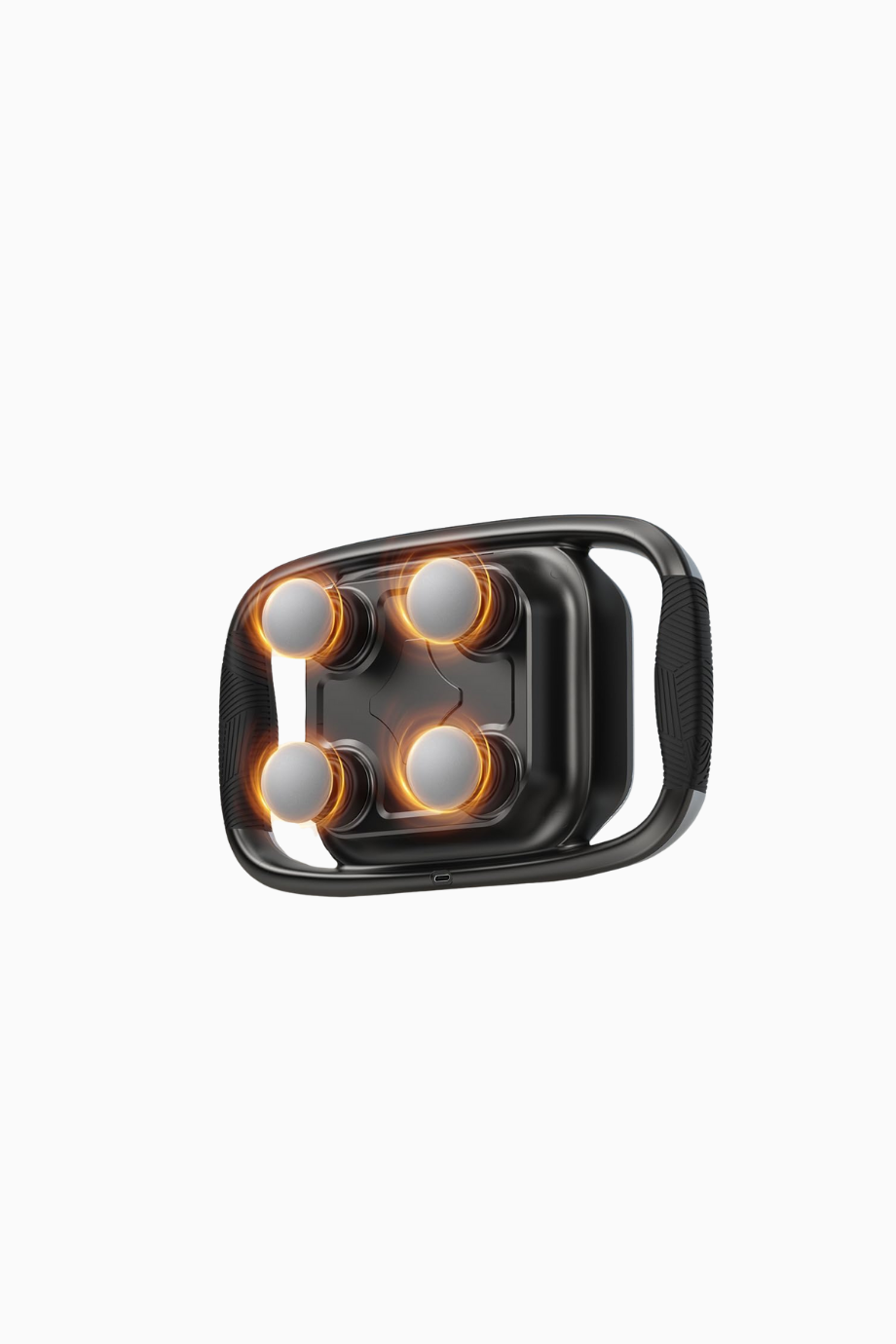 4 Yoğunluk Seviyeli Elektrikli Masaj Tabancası, 4 Başlıklı