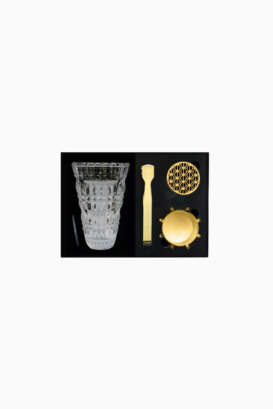 Crystal Oud Burner Set Kristal Buhurdan, Stand ve Maşa Seti