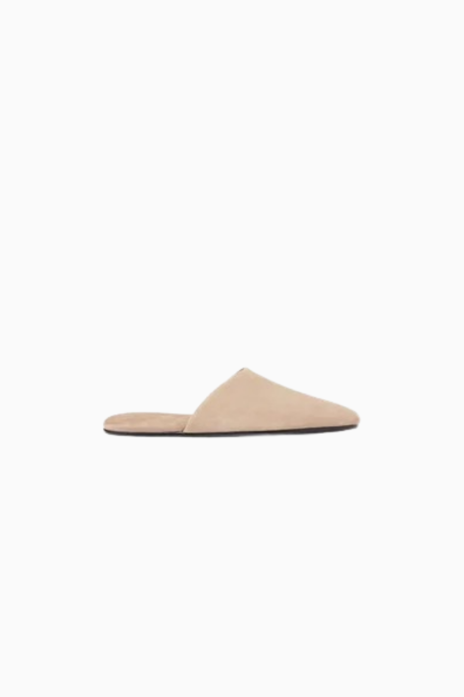 Shiloh Süet Yuvarlak Burunlu, Rahat Slip-on Kapalı Mule Terlik