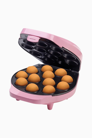 Retro 700W Pembe Cake Pop Maker 12’li Lüks Pişirme