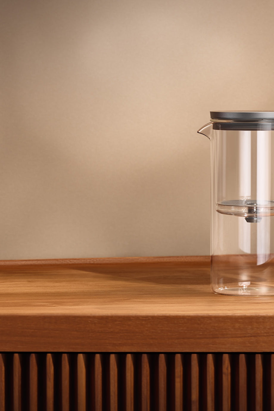 HK513 Isıya Dayanıklı Cam Çaydanlık, 1200 ml, Mıknatıslı Kapak