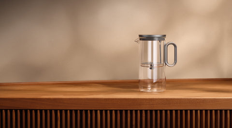 HK513 Isıya Dayanıklı Cam Çaydanlık, 1200 ml, Mıknatıslı Kapak
