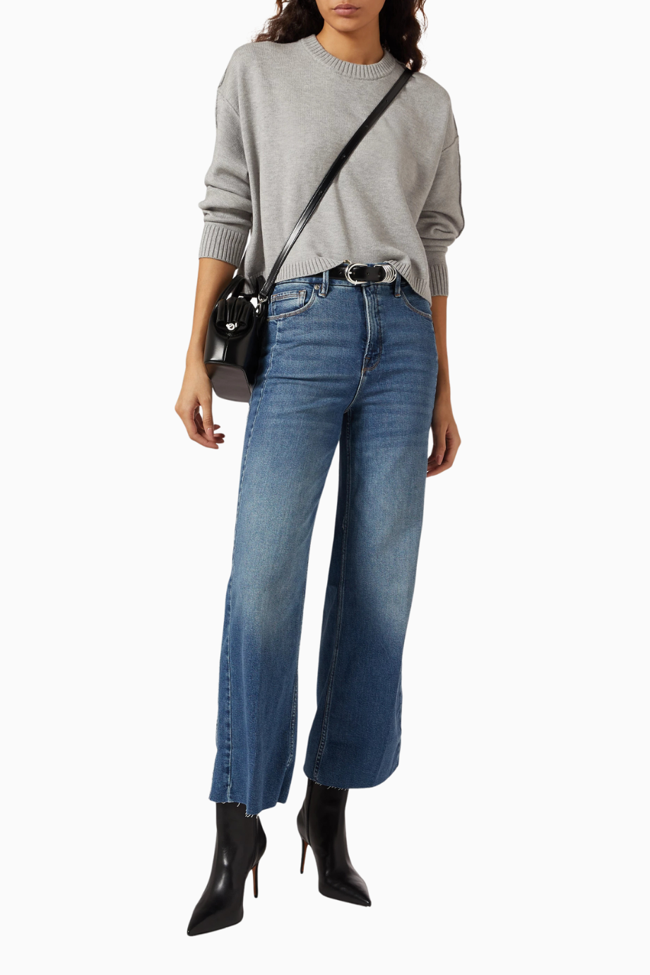 Oversize Crewneck Triko, Rahat-Modern Şık Kadın Kazak