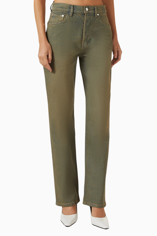 High-Rise Straight Jeans, Lüks Premium Denim ile Kusursuz Siluet